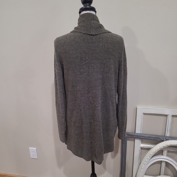 Max & Mia womens SZ M The Essential Travel Cardigan Olive green super soft cozy - Picture 5 of 11